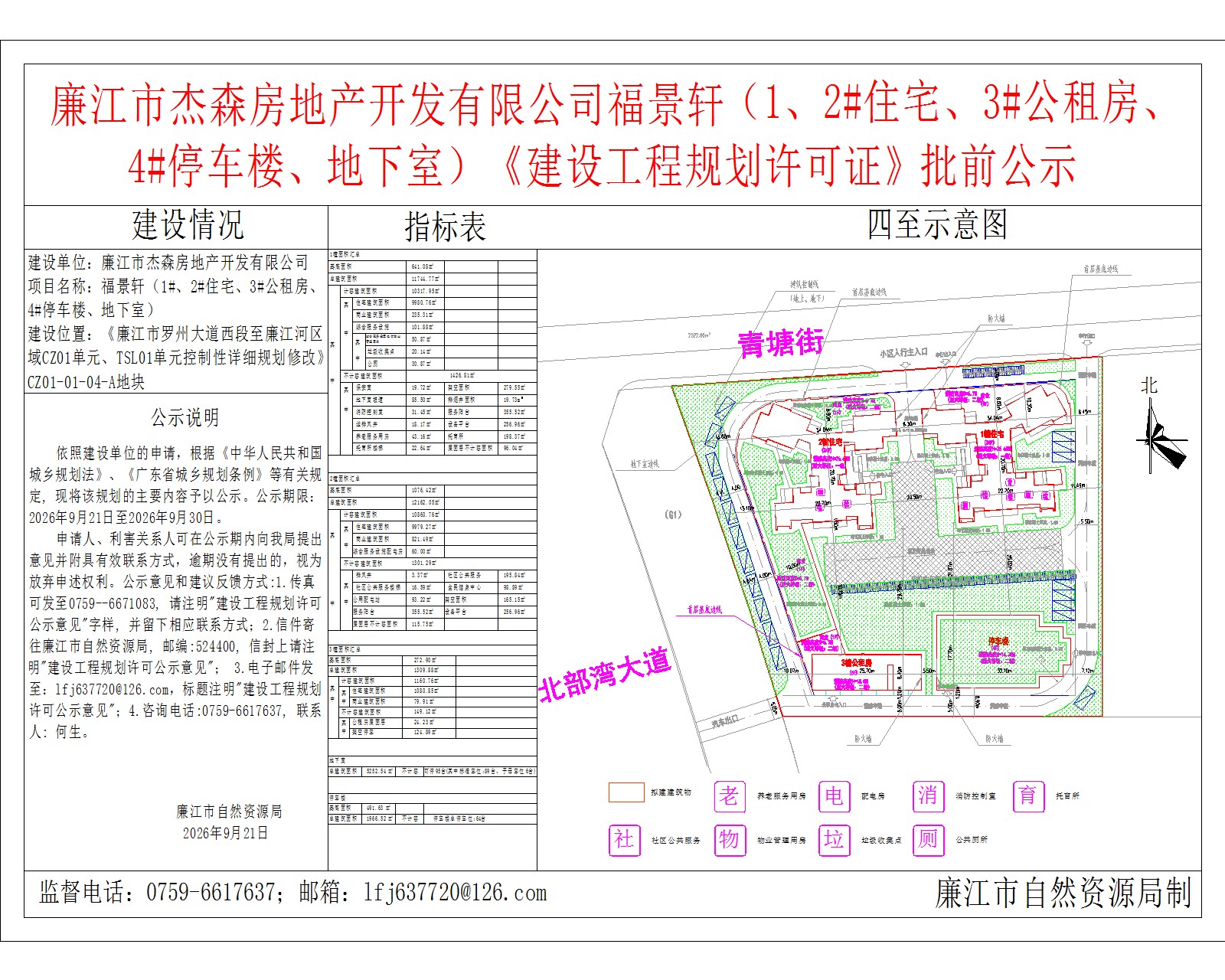 廉江市杰森房地产开发有限公司福景轩（1、2#住宅、3#公租房、4#停车楼、地下室）《建设工程规划许可证》批前公示.jpg